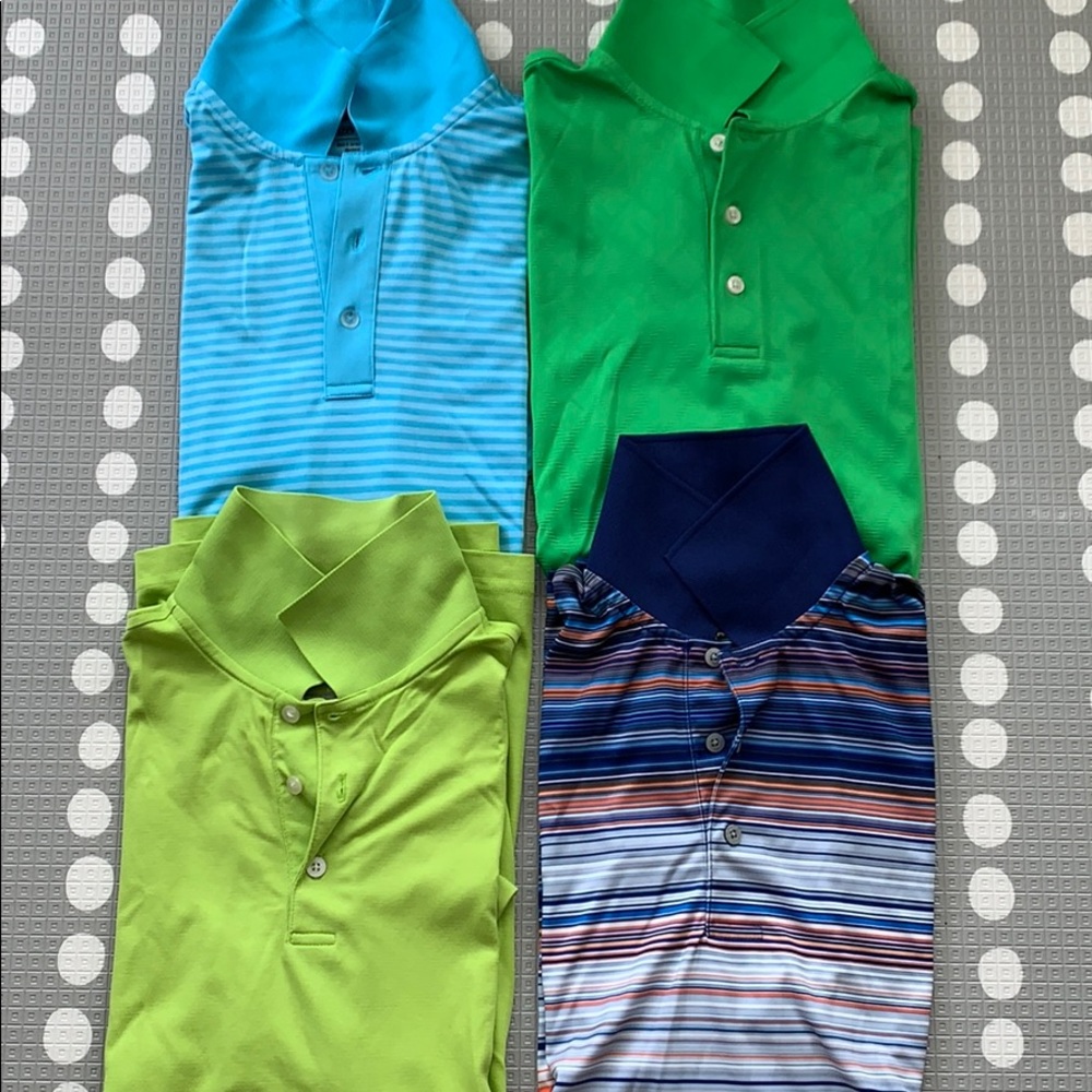 Four Golf Shirts- Slazenger, Walter Hagen, Pgatour